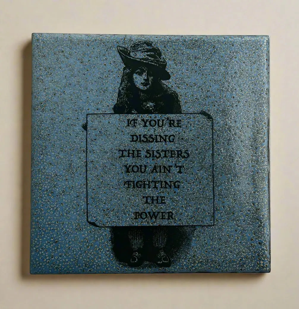 Dissing The Sisters - JG Contemporary Carrie Reichardt Original Art