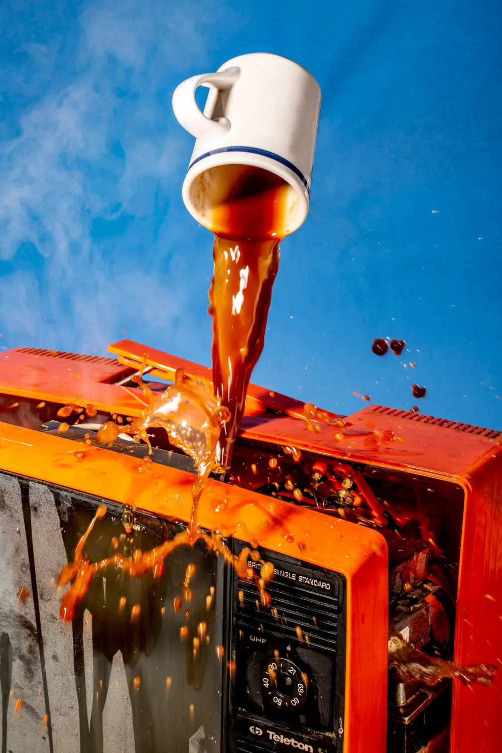 Coffee and TV by Will Cooper - JG Contemporary Will Cooper Artwork