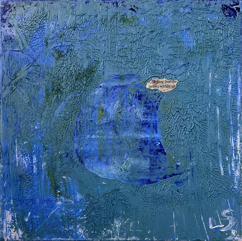 Setting Free the Beast Within Us by Louisette - JG Contemporary  Louisette Original Art