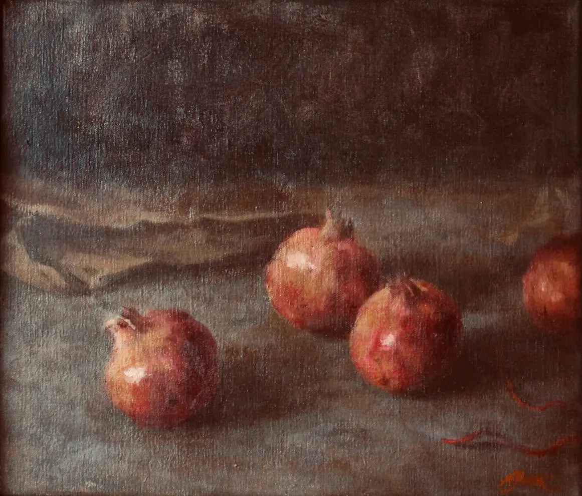Pomegranate Party - JG Contemporary  Anna Paik Original painting