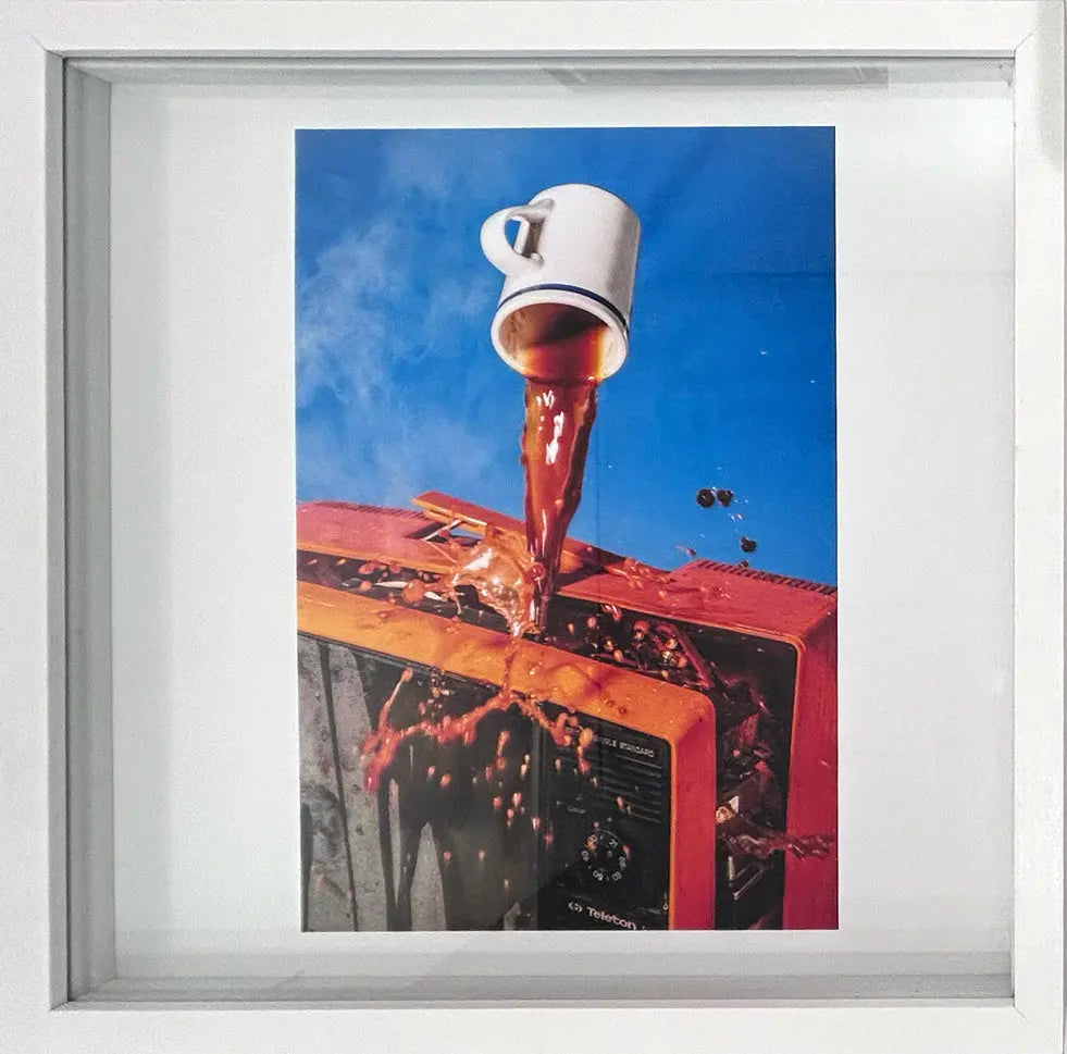 Coffee and TV by Will Cooper - JG Contemporary Will Cooper Artwork