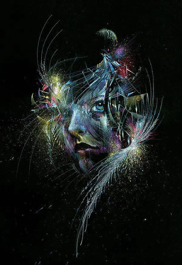 Carne Griffiths - Fly Me To The Moon - JG Contemporary