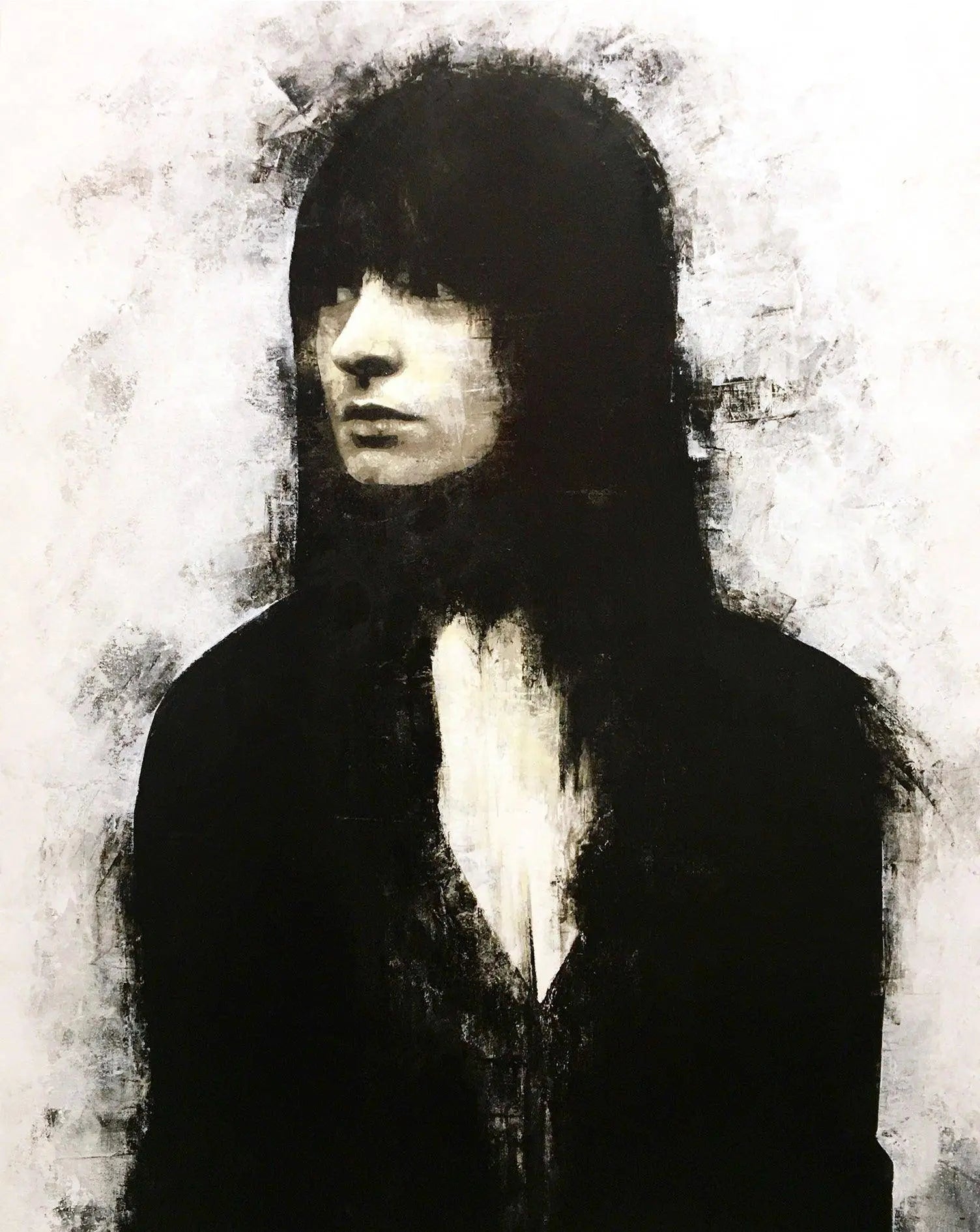 James Klinge - James Klinge - Study of Woman In Black - JG Contemporary