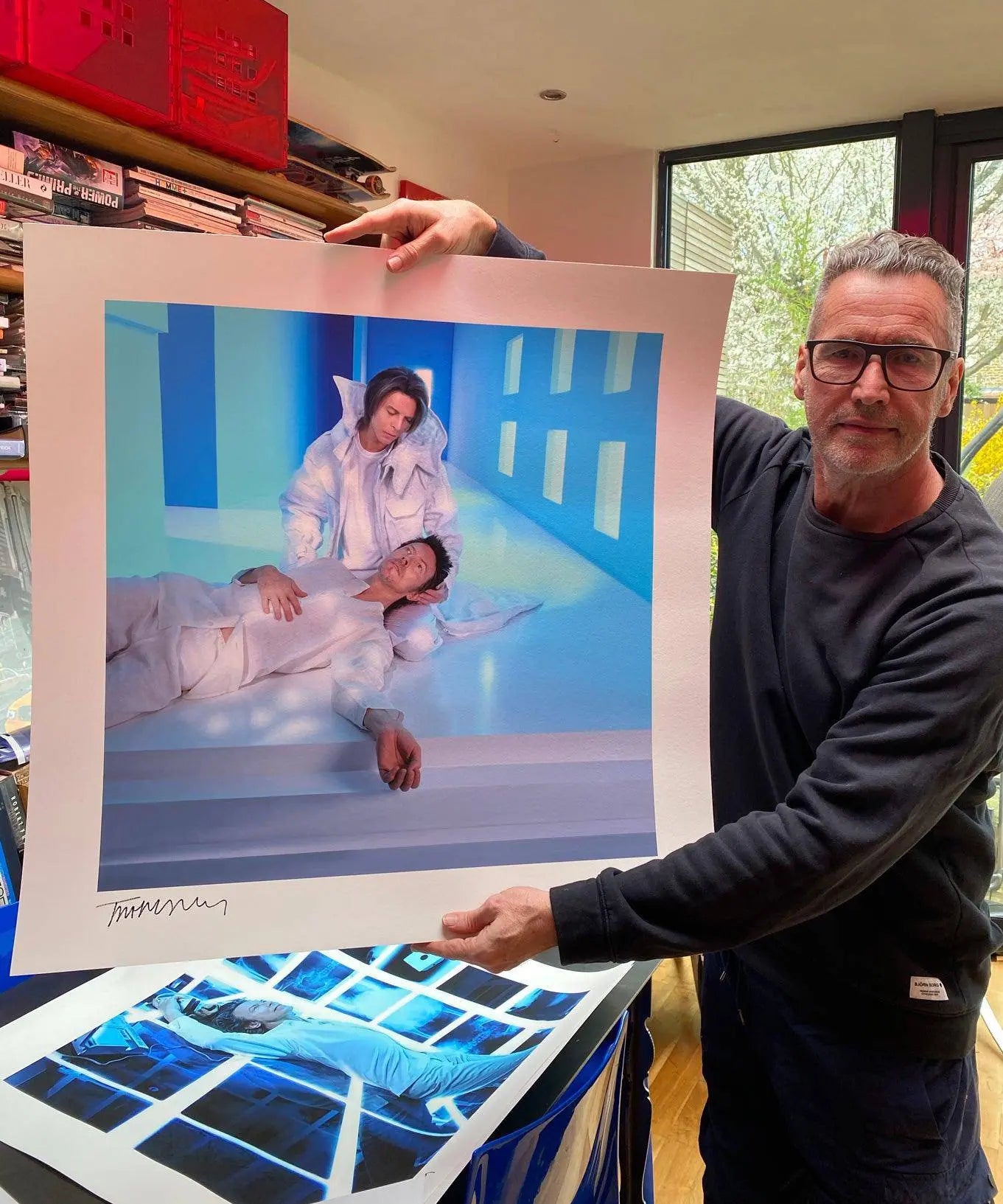 Tim Bret Day - David Bowie - Hours album cover - JG Contemporary