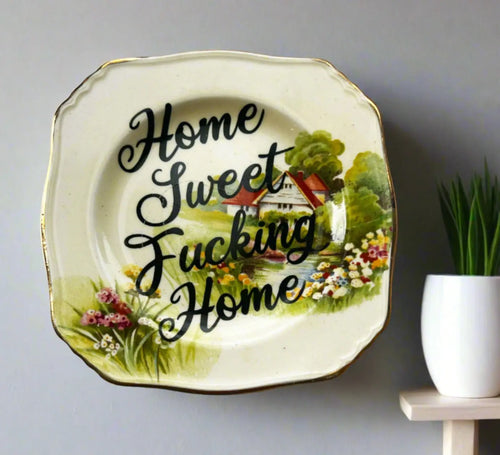 Home Sweet Fucking Home - JG Contemporary  Carrie Reichardt Original Art