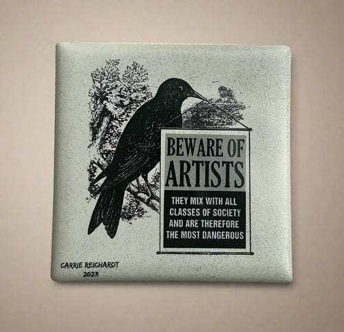 Beware of Artists - JG Contemporary  Carrie Reichardt Original Art