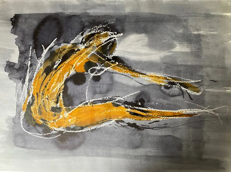 Revelation and Rejuvenation - JG Contemporary  Chris Spring Original Drawing