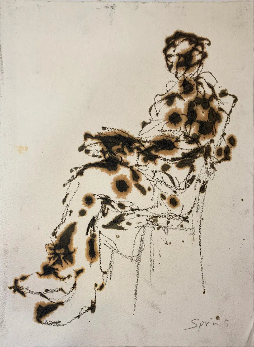 Waiting For Return V - JG Contemporary  Chris Spring Original