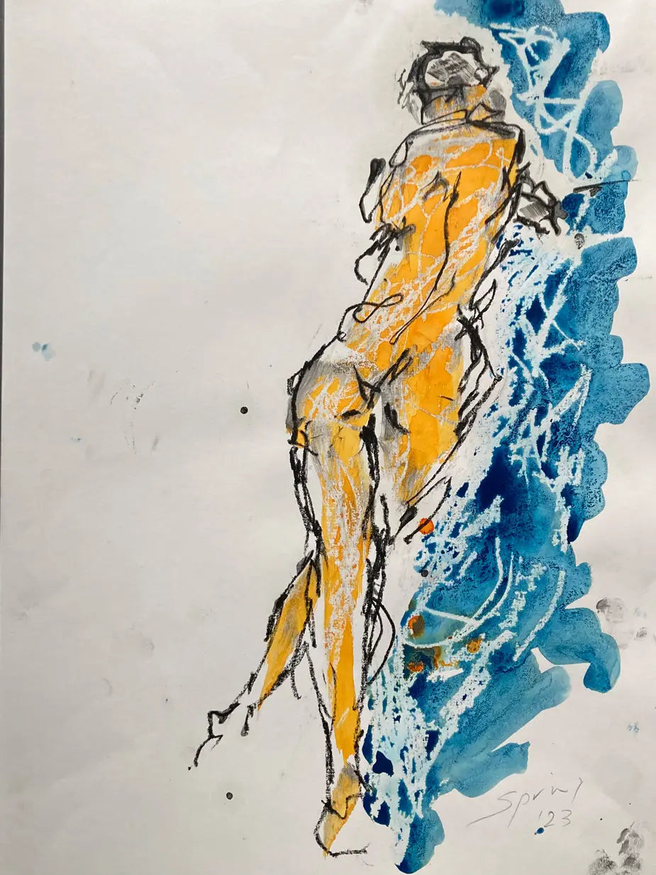 Chris Spring - Stepping out into the Blue, Rakel II remodelled - JG Contemporary 