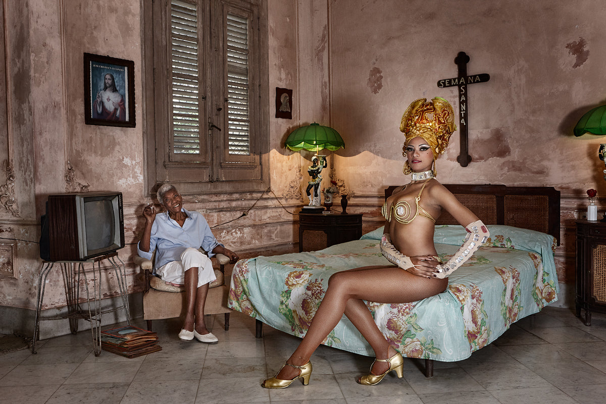 Joana Dancer at the Tropicana, with her maternal grandmother