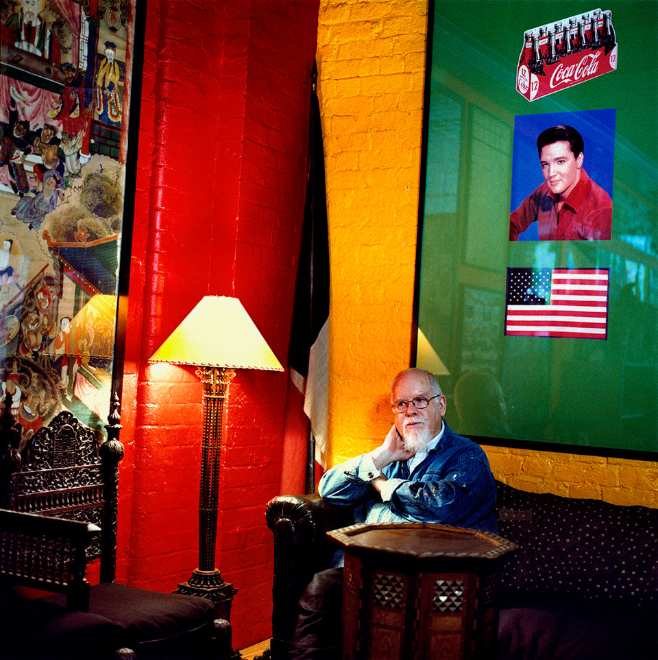 Peter Blake In the Studio in Hammersmith