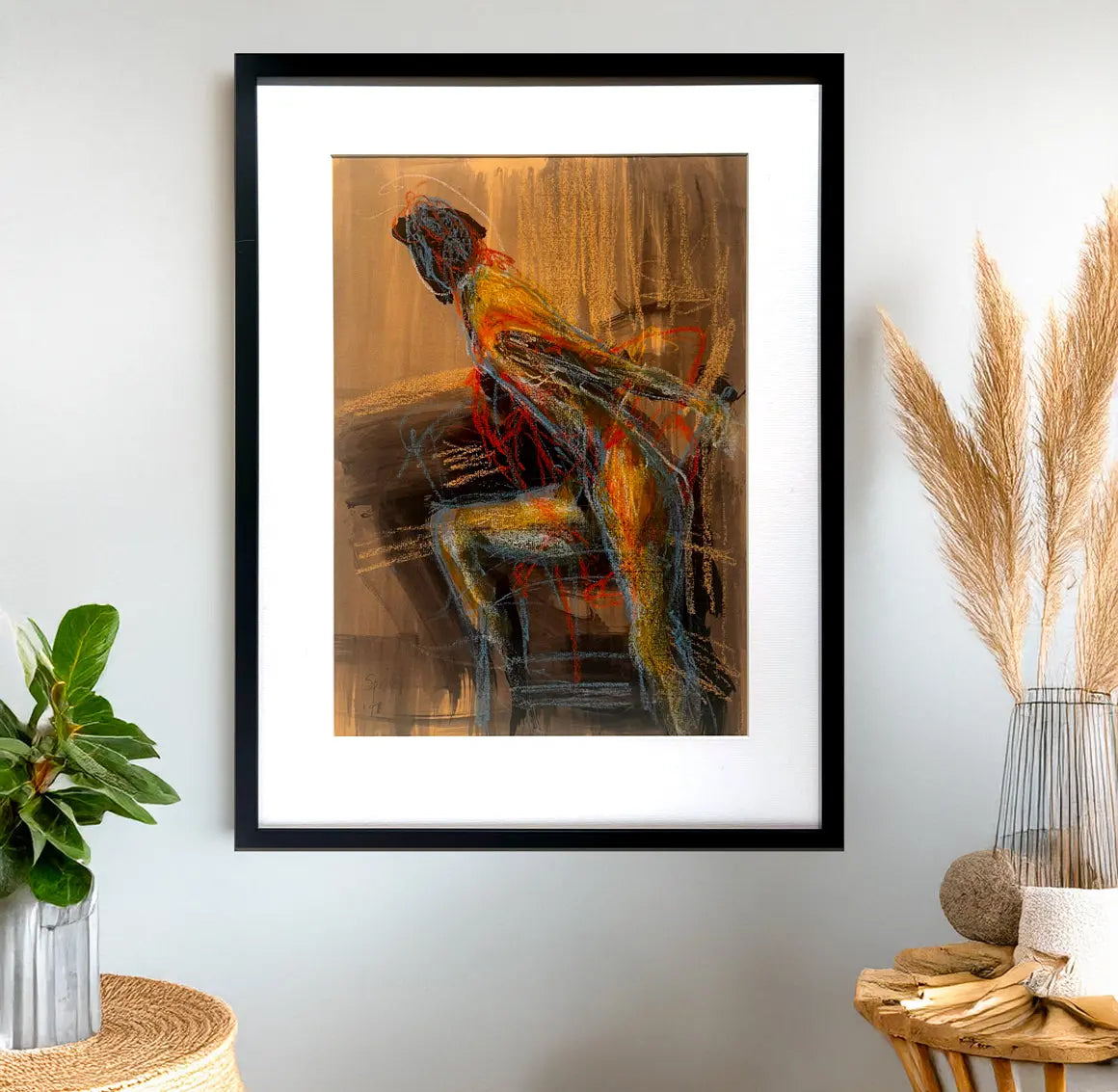 Electricity - JG Contemporary  Chris Spring Original Drawing