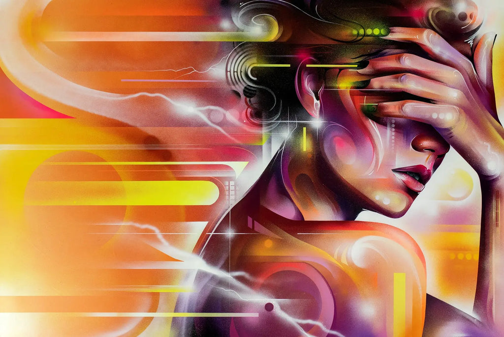 Mystery Moves - JG Contemporary  Mr Cenz Original painting