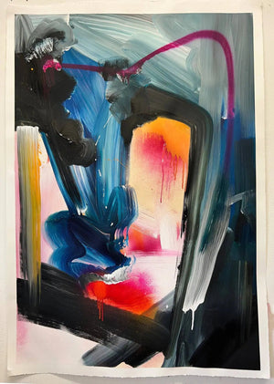 Meditation 2; Sunset Blue
