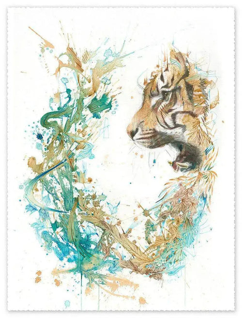 Carne Griffiths - The Tiger Encounter - JG Contemporary 
