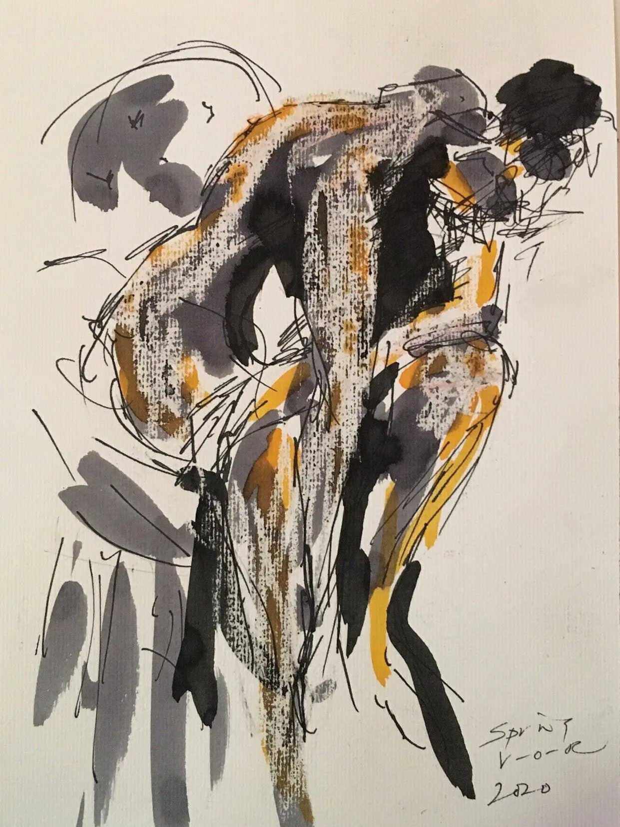 Chris Spring - Last Drawing Before Lockdown - JG Contemporary 