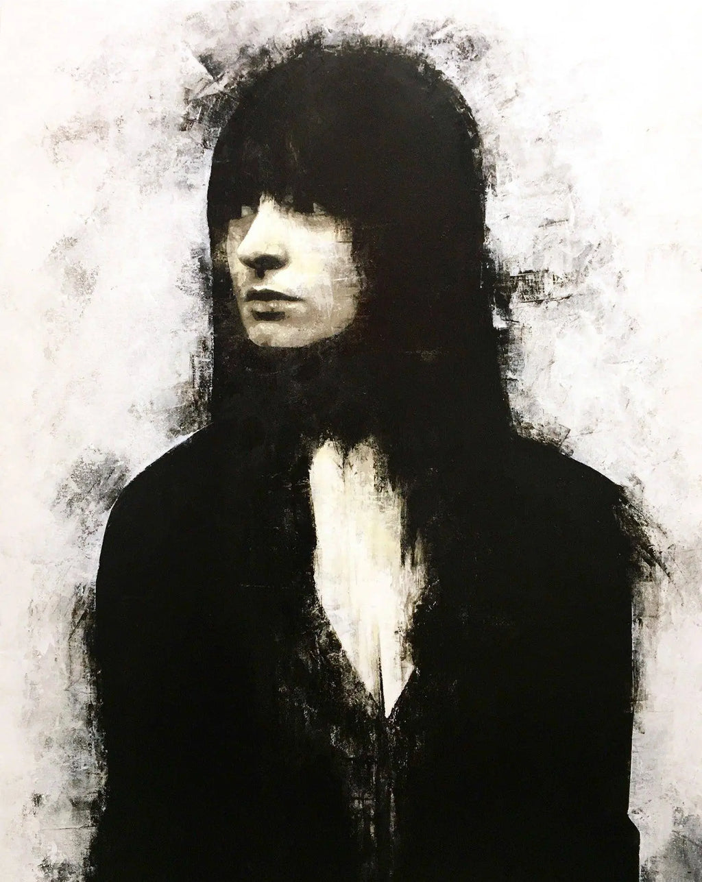 James Klinge - James Klinge - Study of Woman In Black - JG Contemporary 